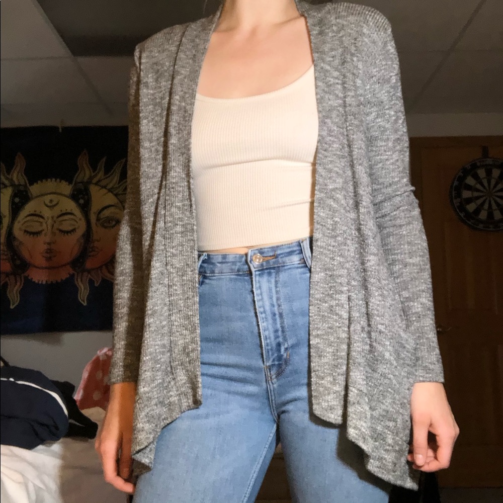 Gray Cardigan - Picture 2 of 4
